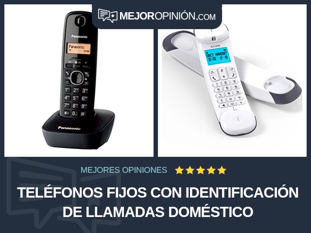 Teléfonos fijos Con identificación de llamadas Doméstico