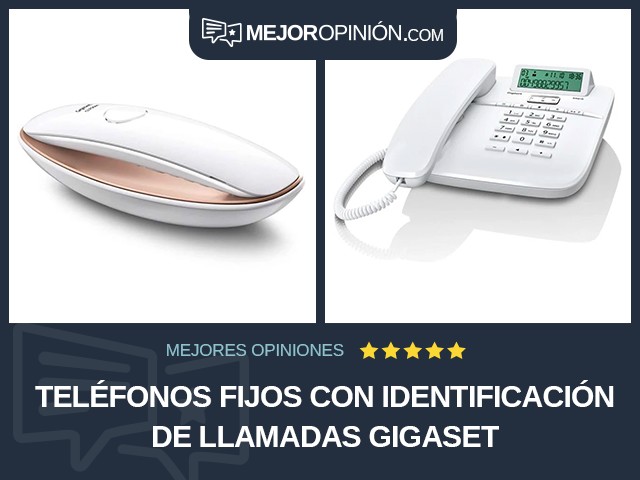 Teléfonos fijos Con identificación de llamadas Gigaset