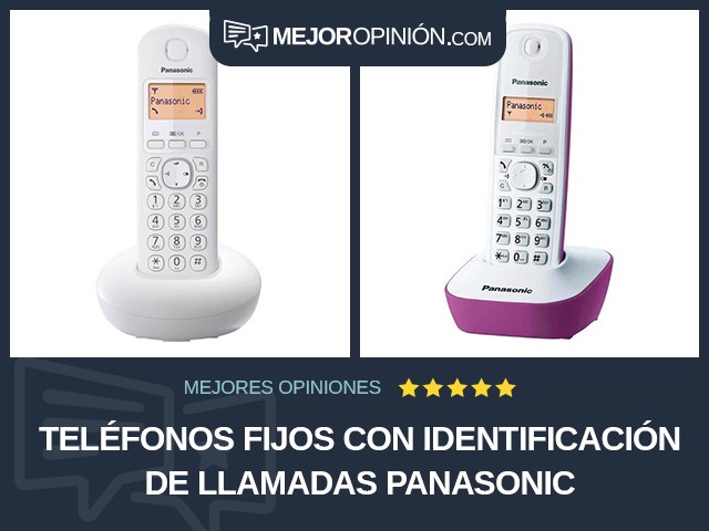 Teléfonos fijos Con identificación de llamadas Panasonic