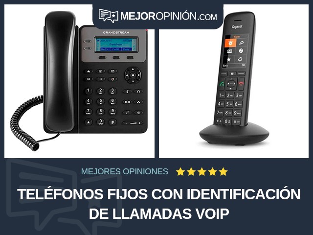 Teléfonos fijos Con identificación de llamadas VoIP