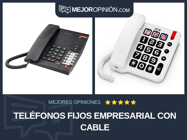 Teléfonos fijos Empresarial Con cable