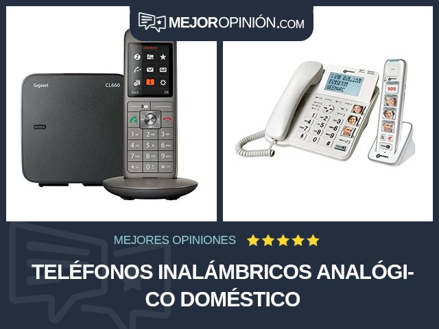 Teléfonos inalámbricos Analógico Doméstico