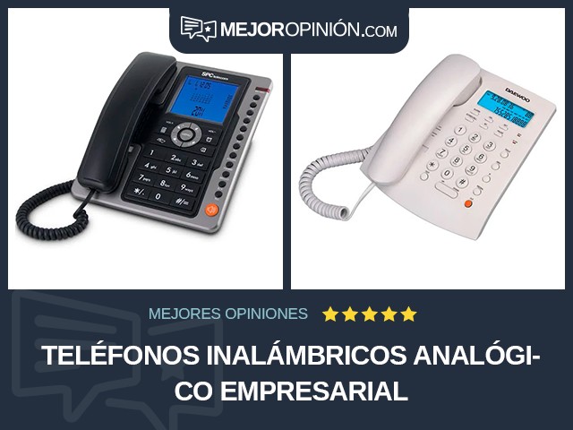 Teléfonos inalámbricos Analógico Empresarial