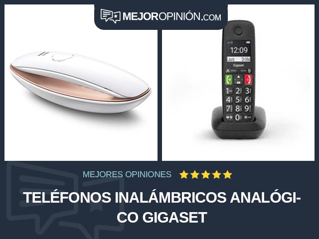 Teléfonos inalámbricos Analógico Gigaset