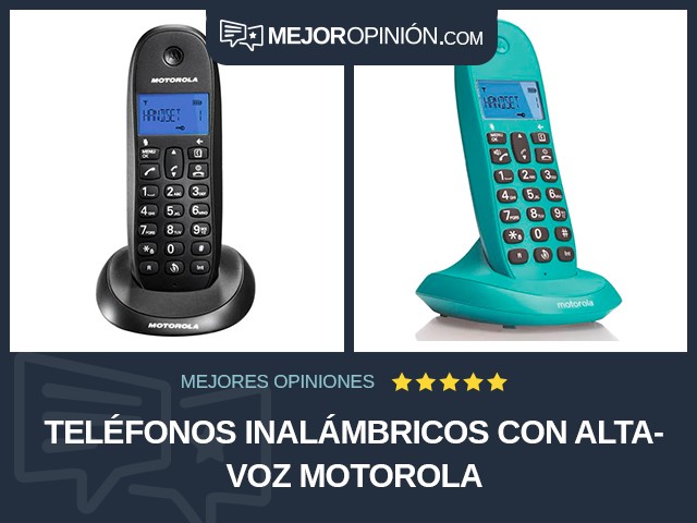 Teléfonos inalámbricos Con altavoz Motorola