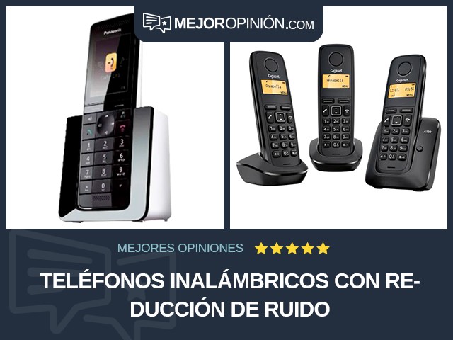 Teléfonos inalámbricos Con reducción de ruido