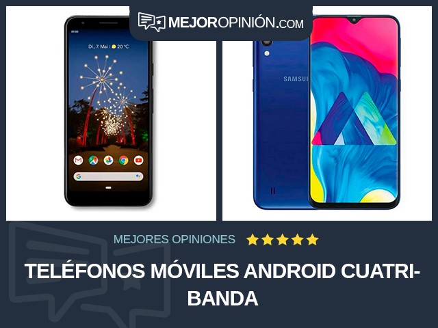 Teléfonos móviles Android Cuatribanda