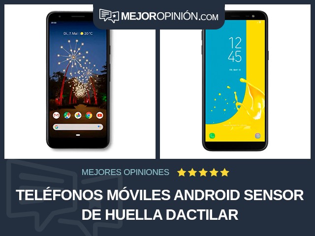 Teléfonos móviles Android Sensor de huella dactilar