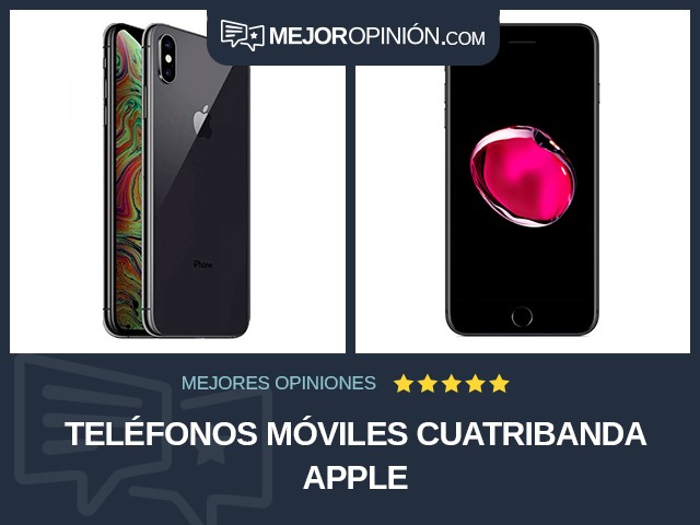 Teléfonos móviles Cuatribanda Apple