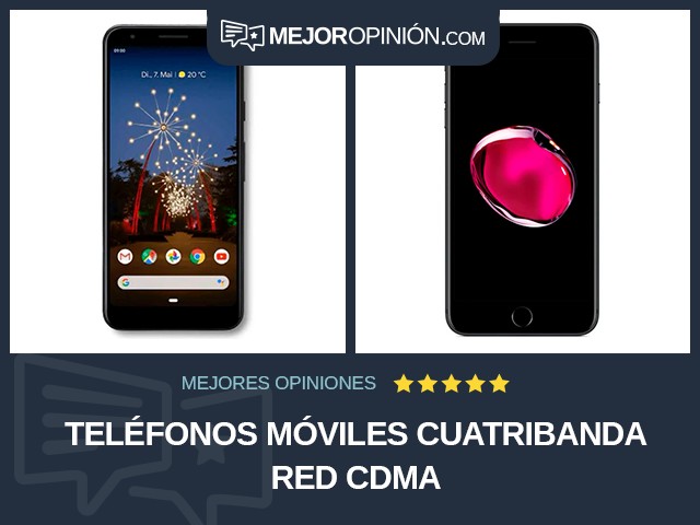 Teléfonos móviles Cuatribanda Red CDMA