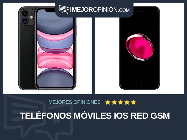 Teléfonos móviles iOS Red GSM