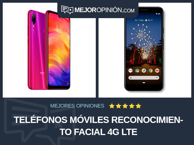 Teléfonos móviles Reconocimiento facial 4G LTE