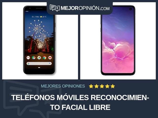 Teléfonos móviles Reconocimiento facial Libre