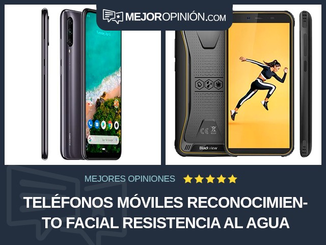 Teléfonos móviles Reconocimiento facial Resistencia al agua