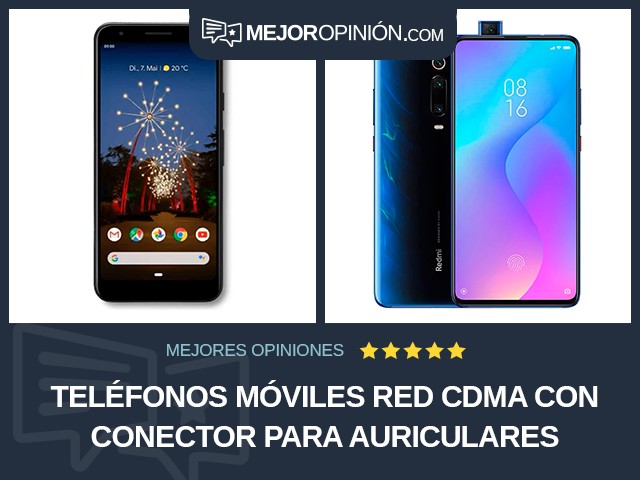 Teléfonos móviles Red CDMA Con conector para auriculares