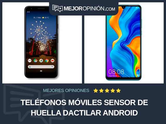 Teléfonos móviles Sensor de huella dactilar Android
