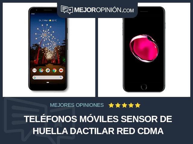Teléfonos móviles Sensor de huella dactilar Red CDMA