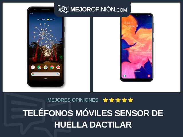 Teléfonos móviles Sensor de huella dactilar