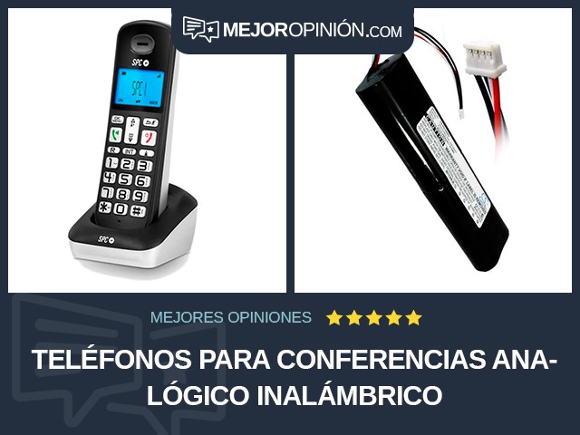 Teléfonos para conferencias Analógico Inalámbrico