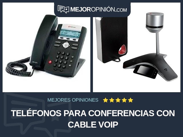 Teléfonos para conferencias Con cable VoIP