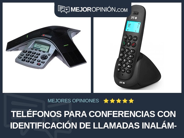 Teléfonos para conferencias Con identificación de llamadas Inalámbrico