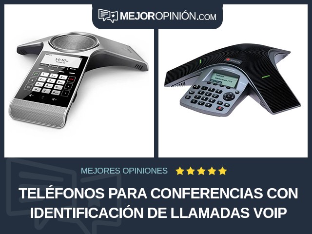 Teléfonos para conferencias Con identificación de llamadas VoIP
