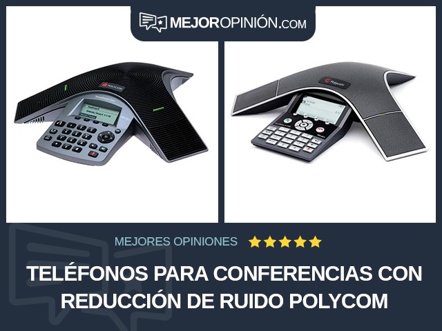 Teléfonos para conferencias Con reducción de ruido Polycom