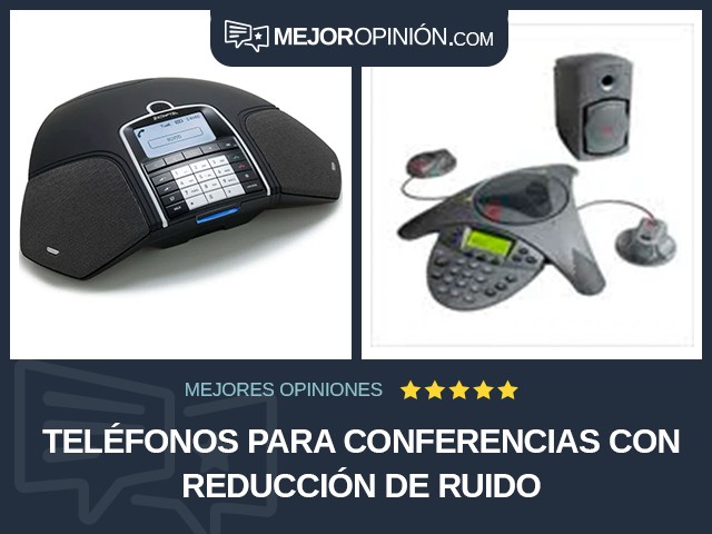 Teléfonos para conferencias Con reducción de ruido