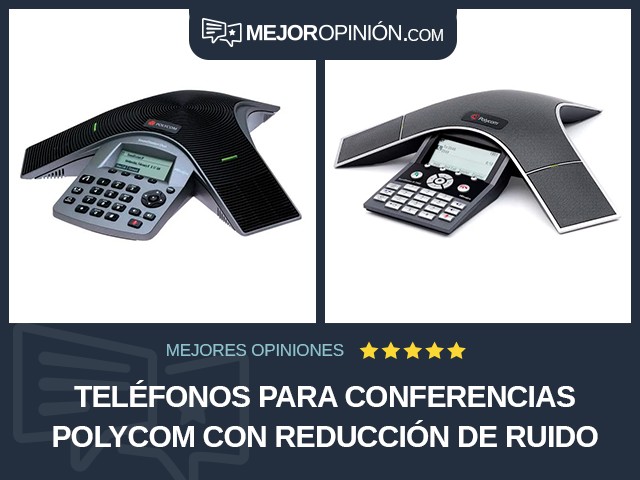 Teléfonos para conferencias Polycom Con reducción de ruido