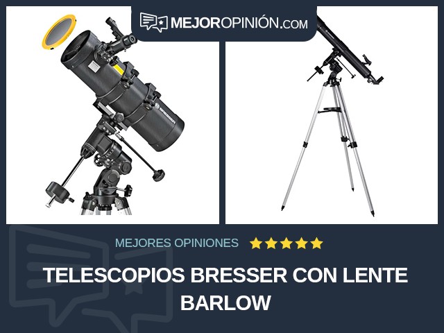 Telescopios BRESSER Con lente Barlow