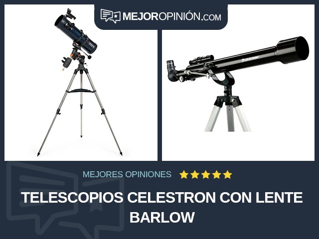 Telescopios Celestron Con lente Barlow