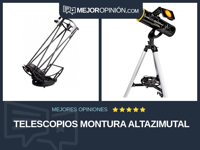 Telescopios Montura altazimutal