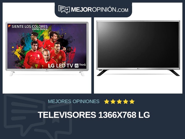 Televisores 1366x768 LG