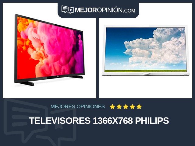Televisores 1366x768 Philips