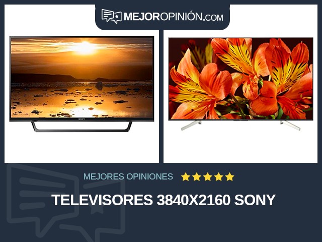 Televisores 3840x2160 Sony