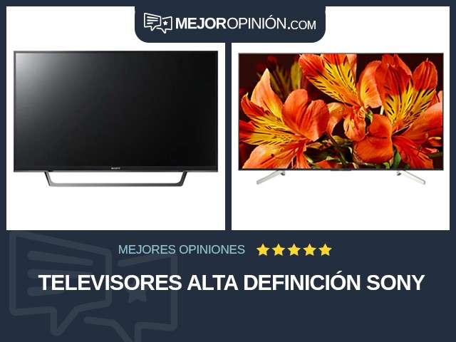 Televisores Alta definición Sony