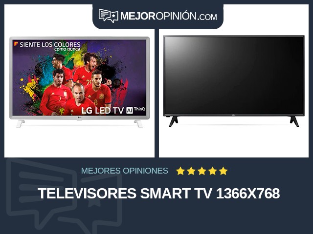 Televisores Smart TV 1366x768