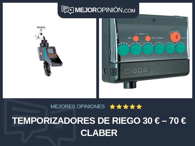 Temporizadores de riego 30 € – 70 € Claber