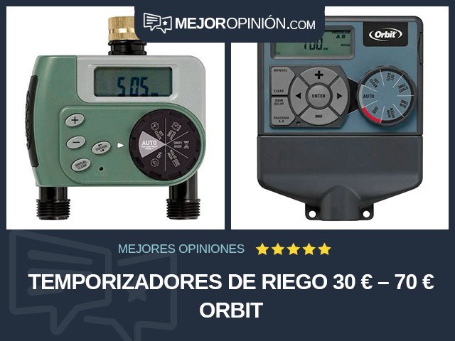 Temporizadores de riego 30 € – 70 € Orbit