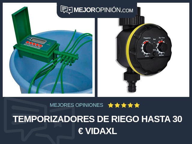 Temporizadores de riego Hasta 30 € vidaXL