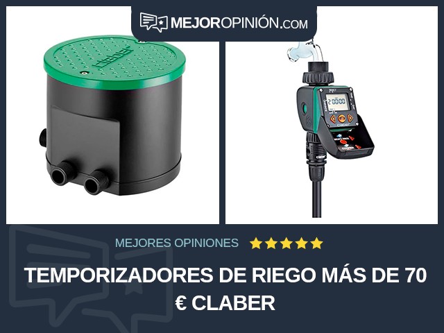 Temporizadores de riego Más de 70 € Claber