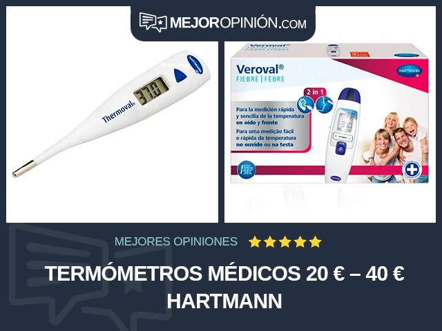 Termómetros médicos 20 € – 40 € HARTMANN