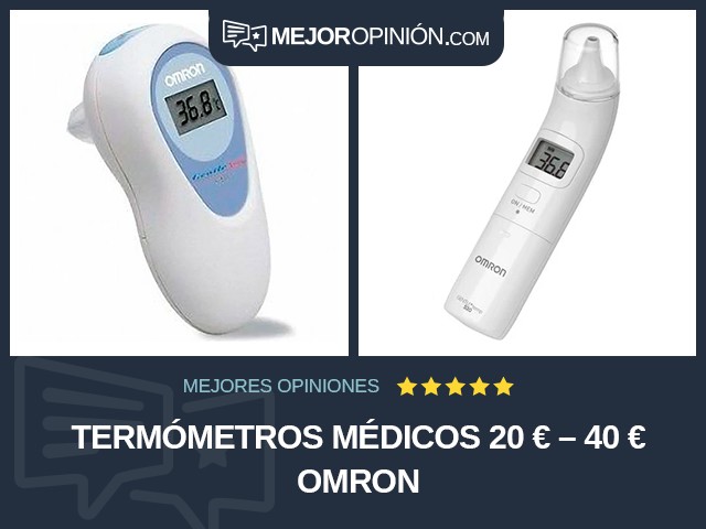Termómetros médicos 20 € – 40 € OMRON
