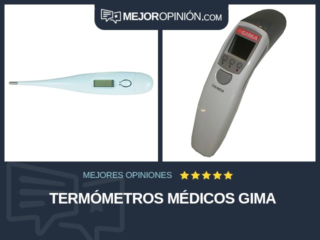 Termómetros médicos GIMA