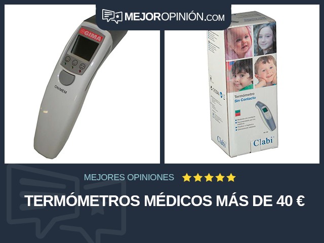 Termómetros médicos Más de 40 €