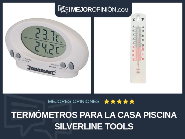 Termómetros para la casa Piscina Silverline Tools