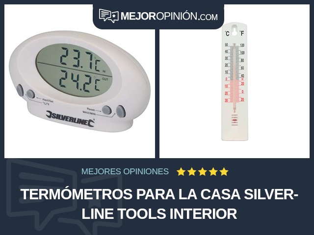 Termómetros para la casa Silverline Tools Interior