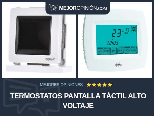 Termostatos Pantalla táctil Alto voltaje
