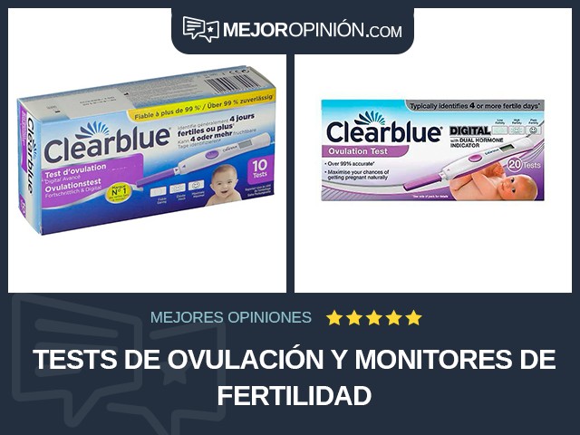 Tests de ovulación y monitores de fertilidad