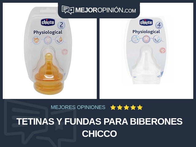 Tetinas y fundas para biberones Chicco